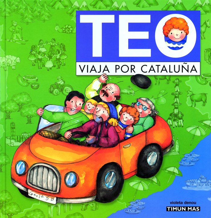 Teo viaja por Cataluña, de Denou, Violeta | portada del libro