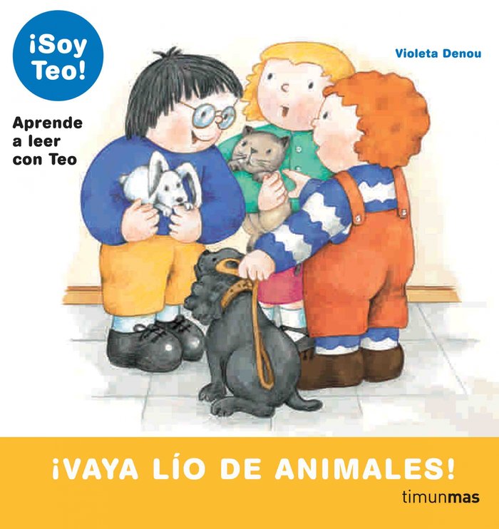 ¡Vaya lío de animales!, de Denou | portada del libro