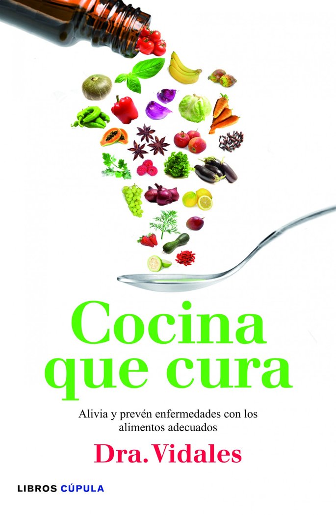 Cocina que cura, de Dra. Vidales | portada del libro