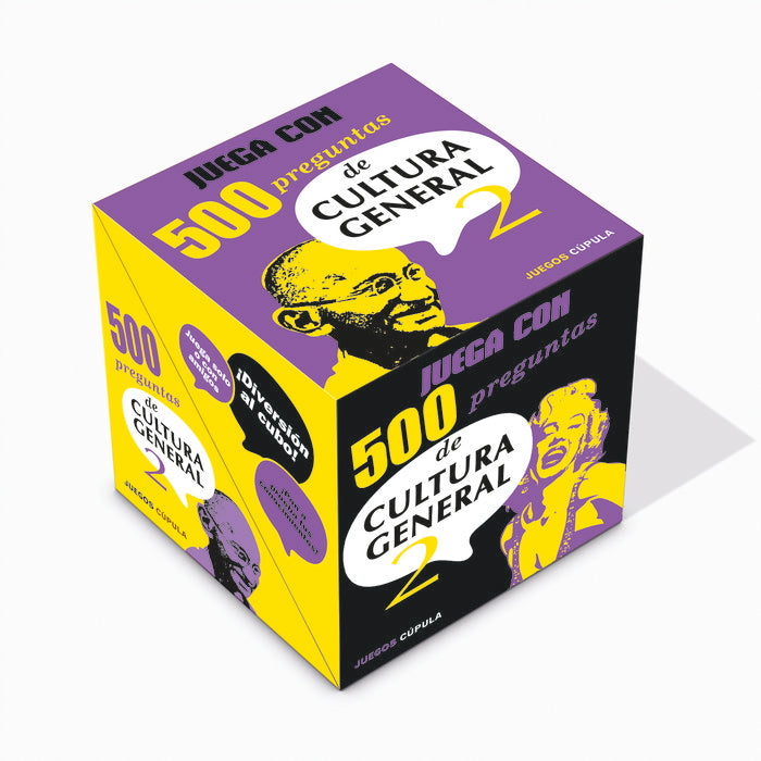 Juega con 500 preguntas de cultura general 2, de AA. VV. | portada del libro