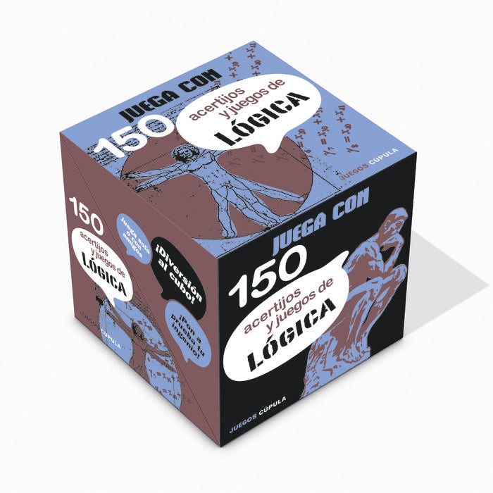 Juega con 150 acertijos y juegos de lógica, de AA. VV. | portada del libro