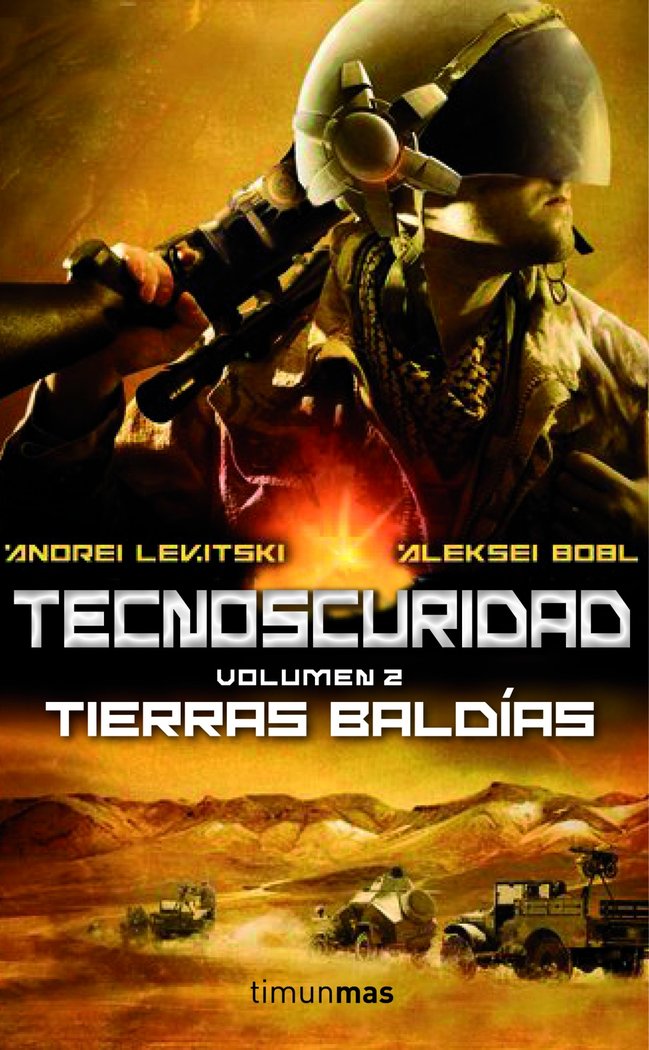 Tecnoscuridad II: Tierras baldías, de Levitsky | portada del libro