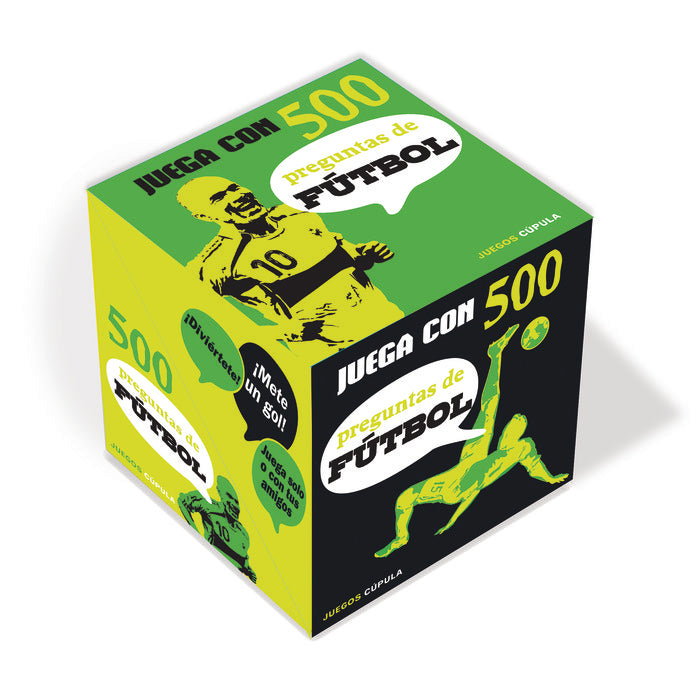 Juega con 500 preguntas de fútbol, de AA. VV. | portada del libro