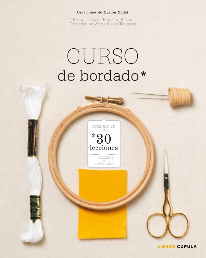 Curso de bordado, de Madel | portada del libro