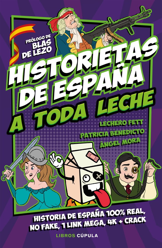 Historietas de España a toda leche, de Fett, Lechero | portada del libro