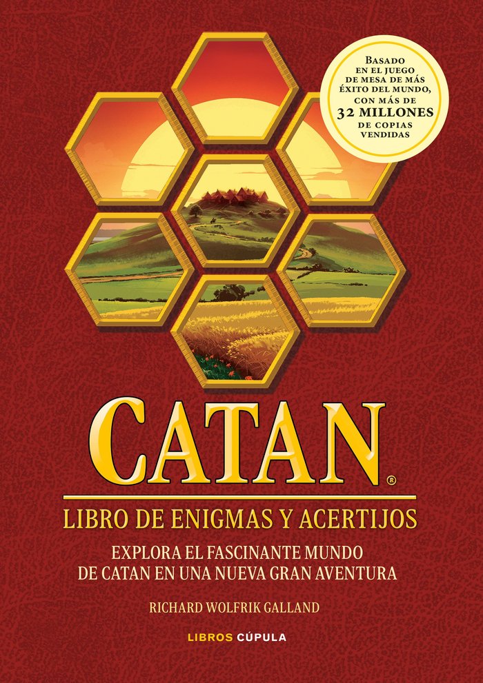 CATAN: Libro de enigmas y acertijos, de Wolfrik Galland, Richard | portada del libro