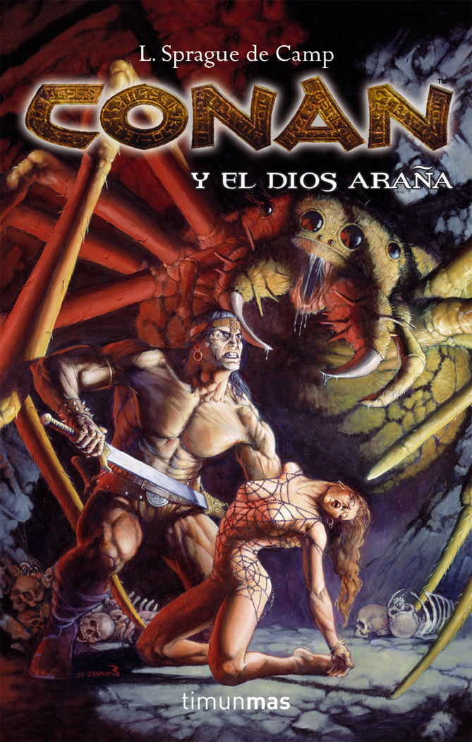 Conan y el dios araña, de SPRAGUE DE CAMP | portada del libro