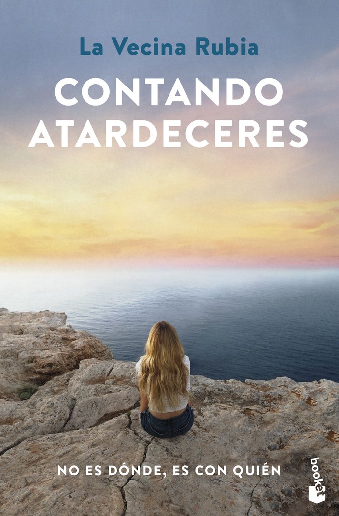 CONTANDO ATARDECERES, de LA VECINA RUBIA | portada del libro