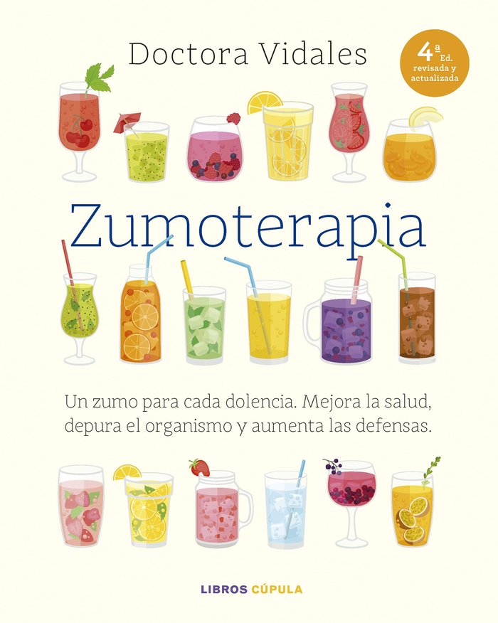 ZUMOTERAPIA NUEVA EDICION ACTUALIZADA, de DRA. VIDALES | portada del libro