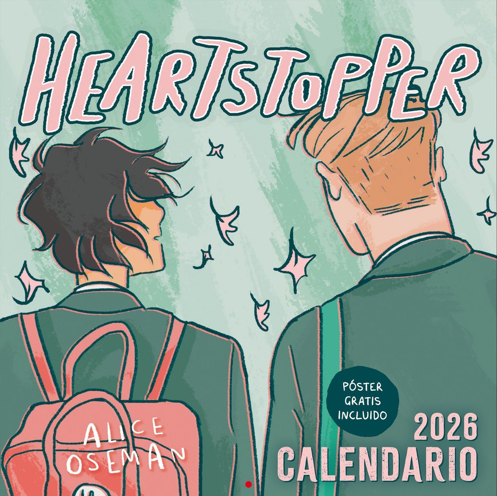 Calendario Heartstopper 2026, de ALICE OSEMAN | portada del libro