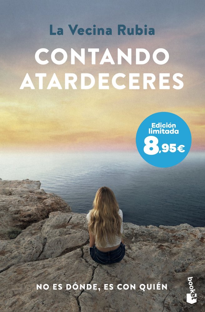 Contando atardeceres, de LA VECINA RUBIA | portada del libro