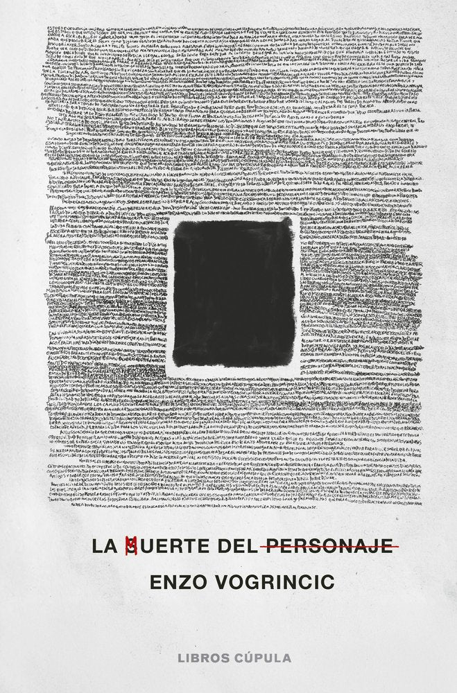 LA MUERTE DEL PERSONAJE, de ENZO VOGRINCIC | portada del libro