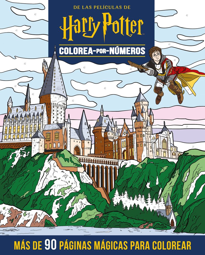 HARRY POTTER COLOREA POR NUMEROS, de AA VV | portada del libro