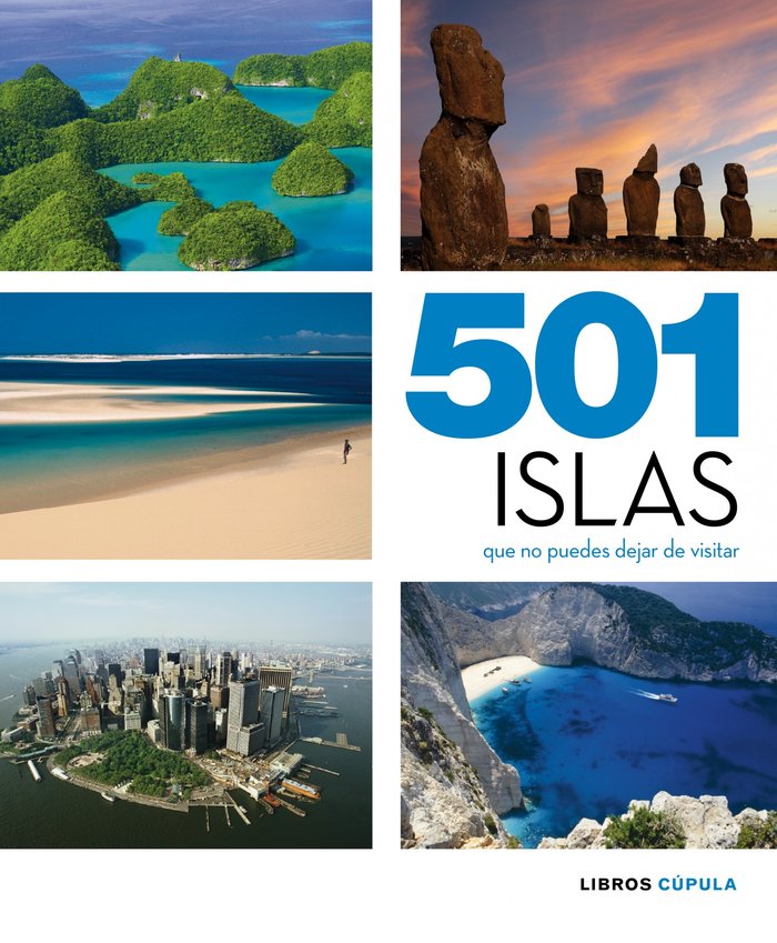 501 islas que no puedes dejar de visitar, de AA. VV. | portada del libro