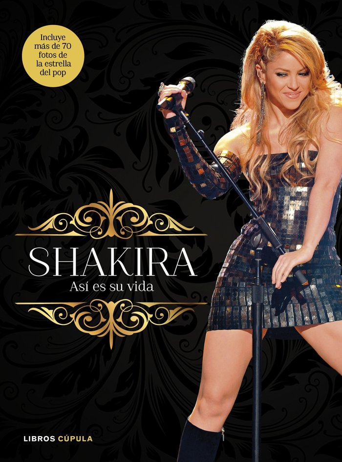 Shakira. Así es su vida, de Salvador Román | portada del libro