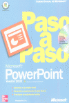 MICROSOFT POWERPOINT 2002 PASO A PASO+CD, de PERSPECTION | portada del libro