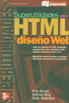 SUPERUTILIDADES HTML DISEÑO WEB, de JAMSA | portada del libro