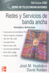 REDES Y SERVICIOS DE BANDA ANCHA, de HUIDOBRO#ROLDAN | portada del libro