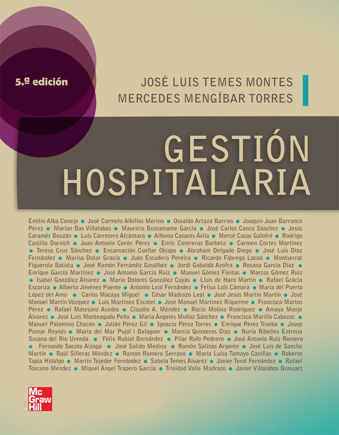 GESTION HOSPITALARIA, de Temes Montes,José Luis | portada del libro
