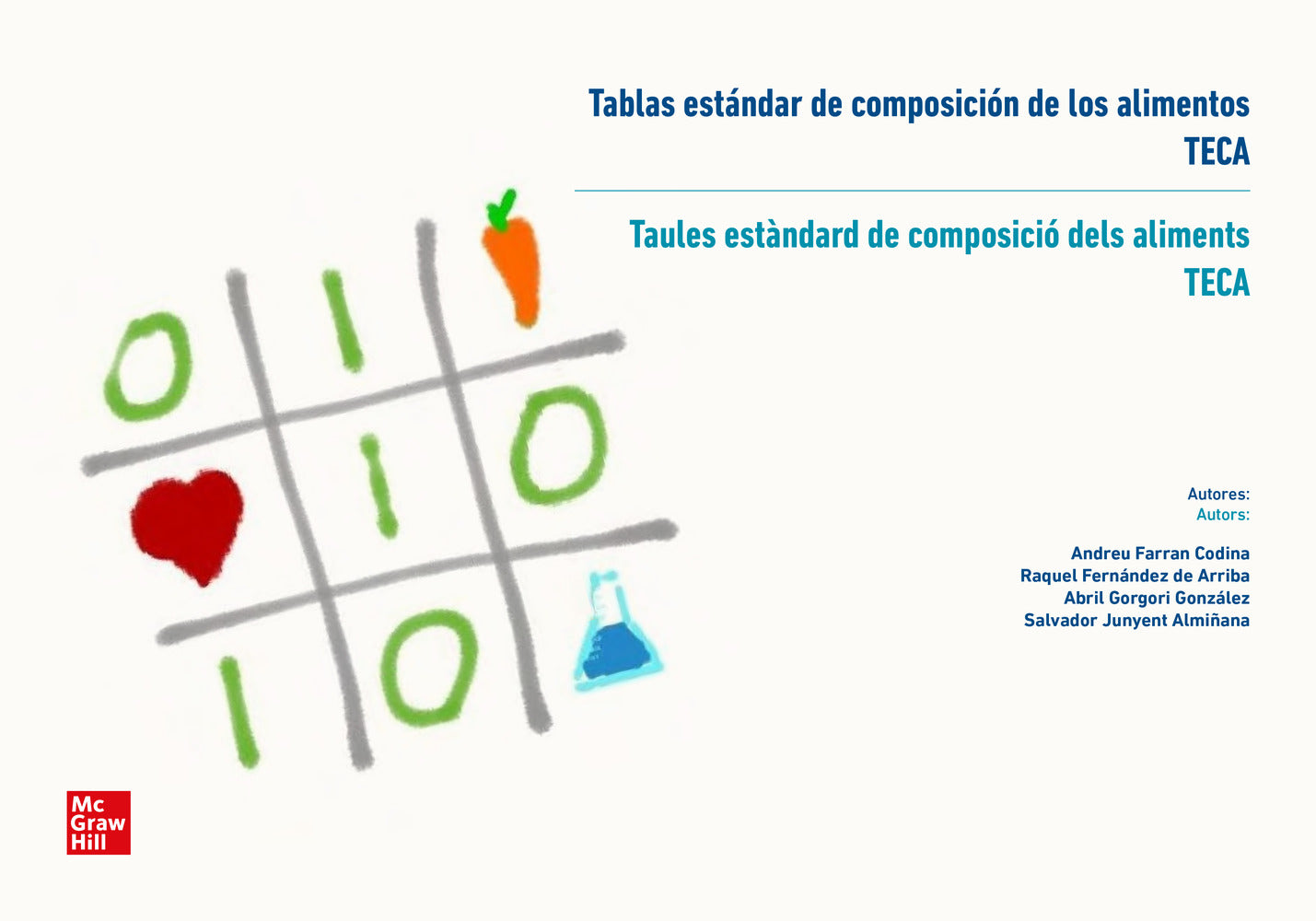 TABLAS ESTANDAR DE COMPOSICION DE LOS ALIMENTOS TECA, de ANDREU FARRAN CODINA | portada del libro