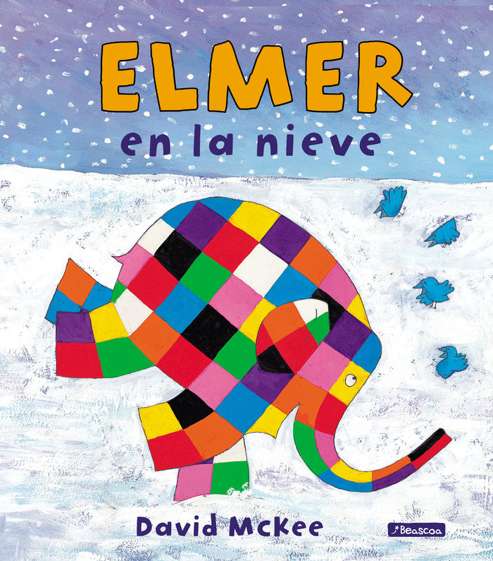 Elmer en la nieve (Elmer. Un cuento), de McKee | portada del libro