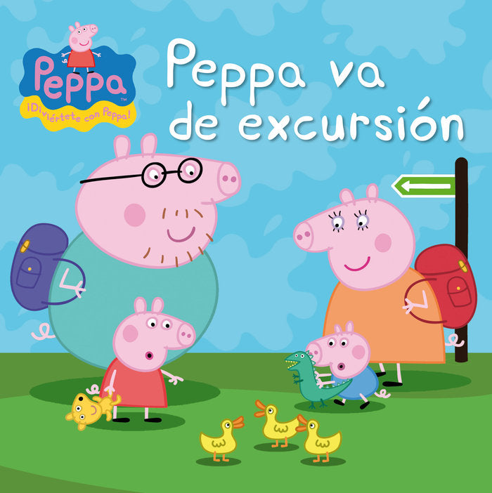 Peppa va de excursión (Peppa Pig. Un cuento), de Hasbro | portada del libro