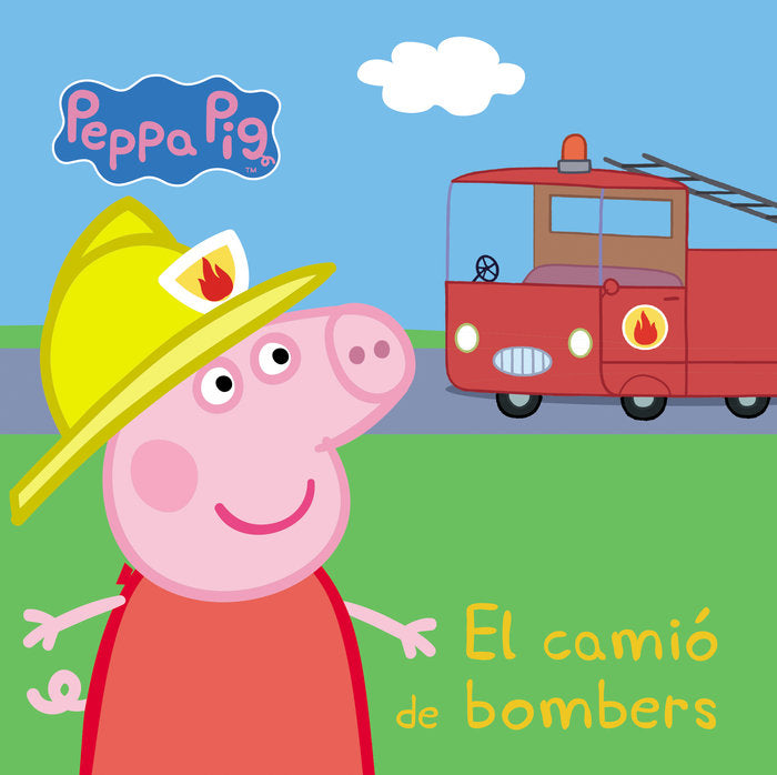 El camió de bombers (Peppa Pig. Llibre de cartró), de Hasbro | portada del libro