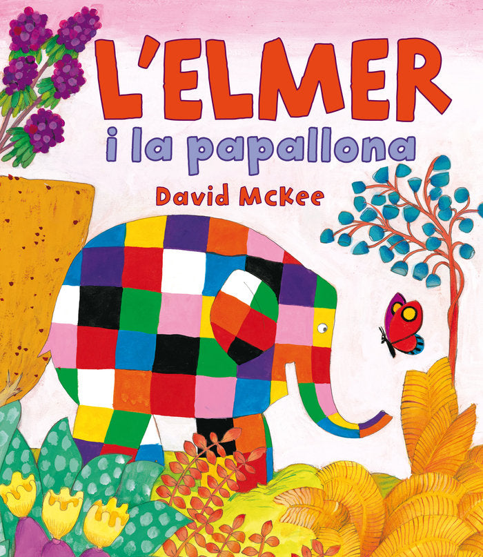 L'Elmer i la papallona (L'Elmer. Un conte), de McKee | portada del libro