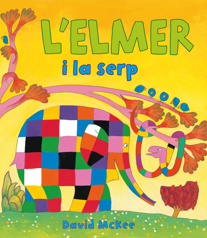 L'Elmer i la serp (L'Elmer. Un conte), de McKee | portada del libro