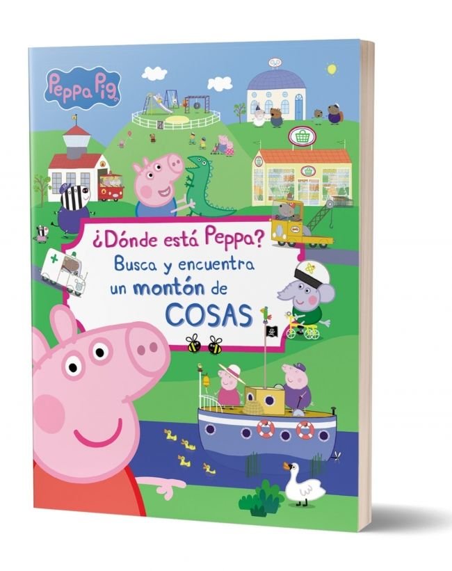 ¿Dónde está Peppa? (Peppa Pig. Libro juguete), de Hasbro | portada del libro