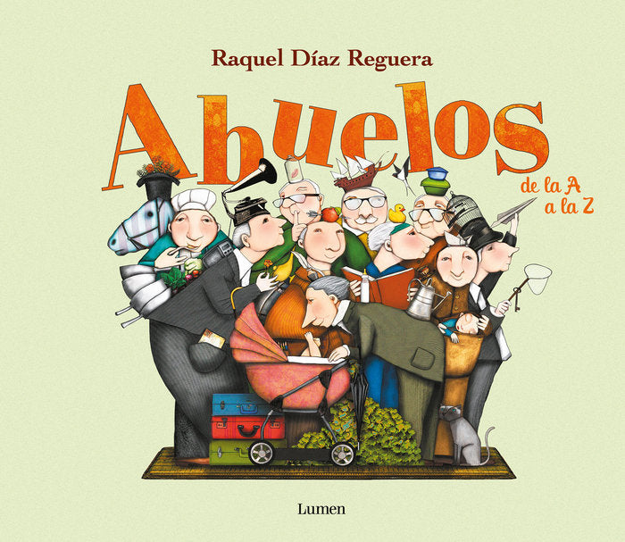 Abuelos de la A a la Z (De la A a la Z), de Díaz Reguera | portada del libro
