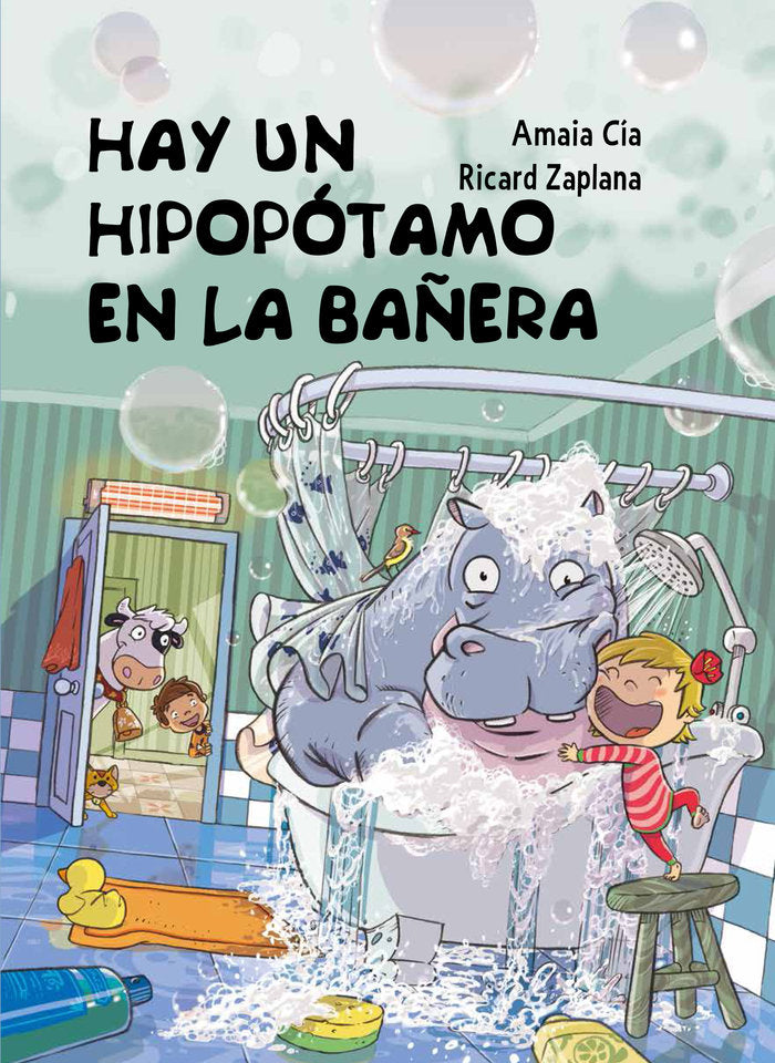 Hay un hipopótamo en la bañera, de Zaplana | portada del libro