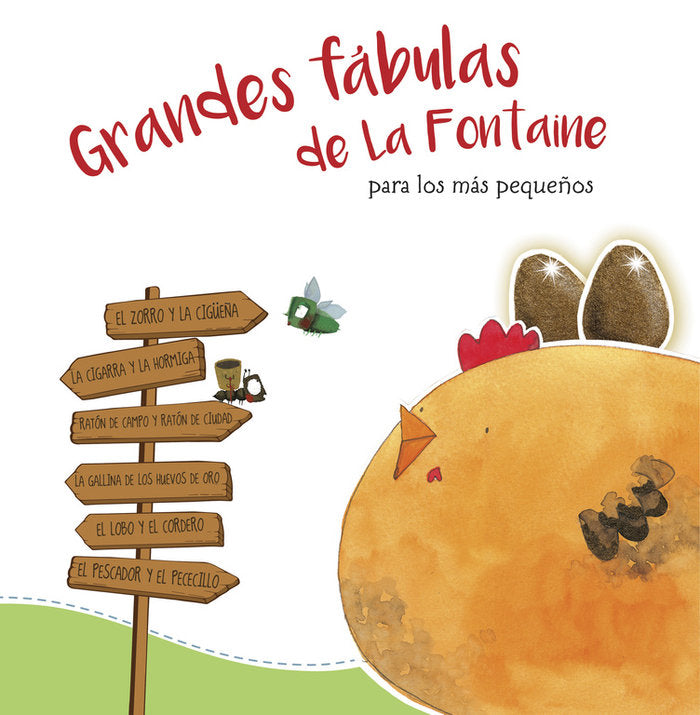 Grandes fábulas de La Fontaine para los más pequeños, de Varios autores | portada del libro