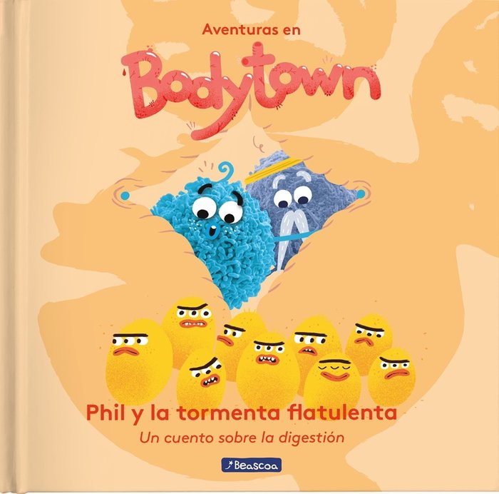 Phil y la tormenta flatulenta (Aventuras en Bodytown), de Mendoza | portada del libro