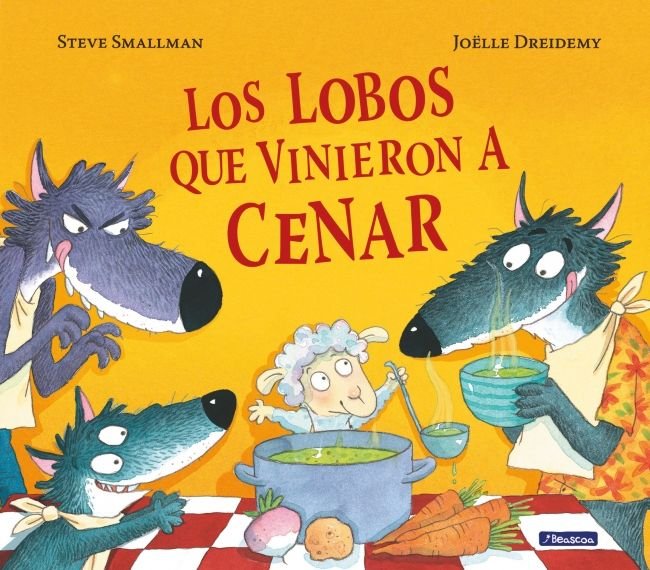 Los lobos que vinieron a cenar (La ovejita que vino a cenar), de Smallman | portada del libro