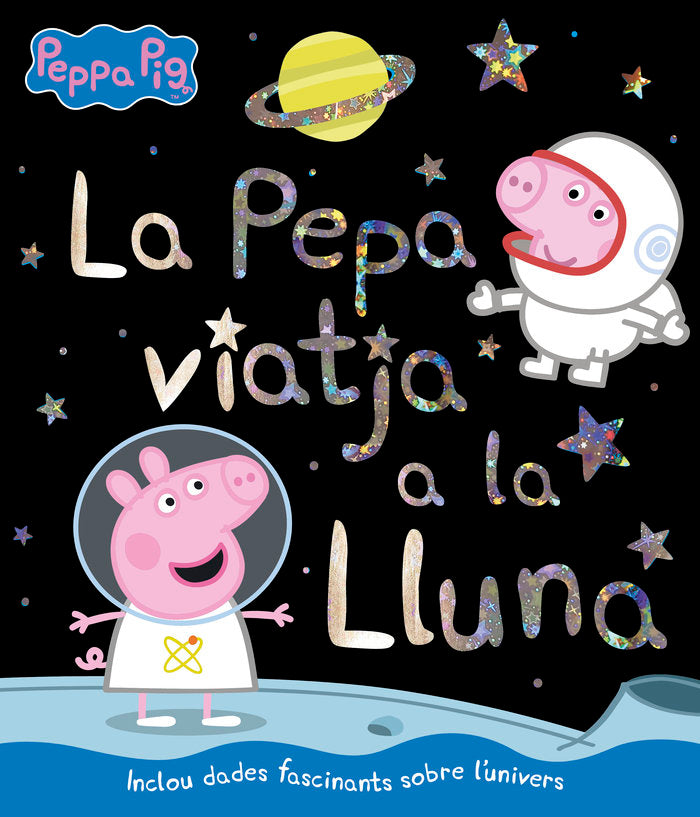 La Pepa viatja a la lluna (Peppa Pig. Un conte), de Hasbro | portada del libro