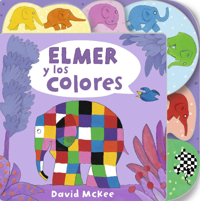 Elmer y los colores (Elmer. Libro de cartón), de McKee | portada del libro