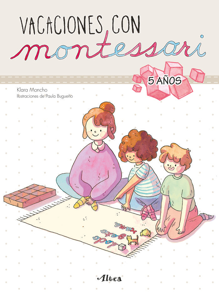 Vacaciones con Montessori (5 años) (Creciendo con Montessori. Cuadernos de vacaciones), de Moncho | portada del libro