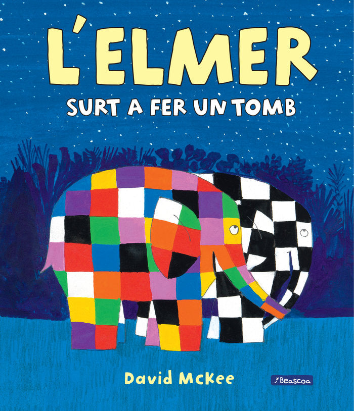 L'Elmer surt a fer un tomb (L'Elmer. Un conte), de McKee | portada del libro