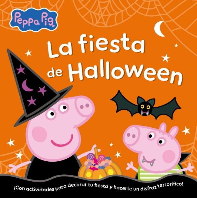 La fiesta de Halloween (Peppa Pig. Un cuento), de Hasbro | portada del libro