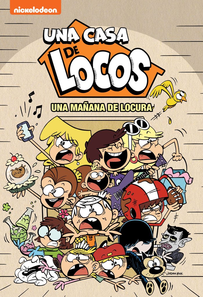Una mañana de locura (Una casa de locos. Cómic  6), de Nickelodeon | portada del libro