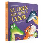 El tigre que vino a cenar (La ovejita que vino a cenar. Libro de cartón), de Steve Smallman | portada del libro