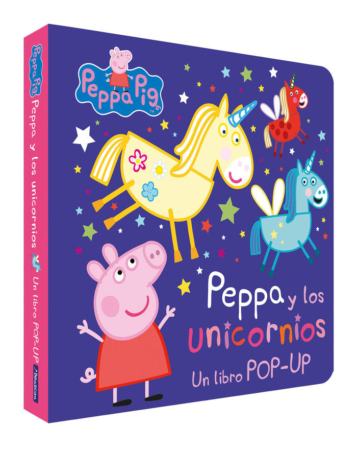 Peppa y los unicornios (Peppa Pig. Libro Pop-Up), de HASBRO#EONE | portada del libro