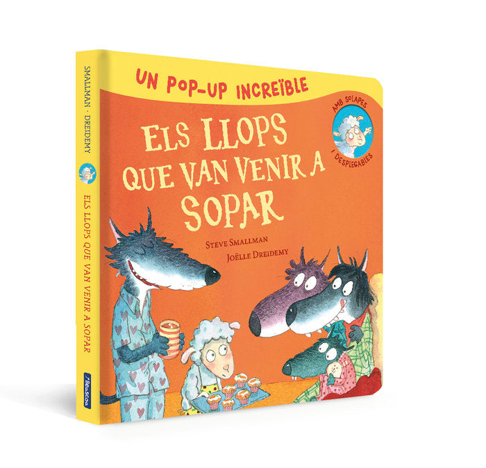 Pop-Up d'Els llops que van venir a sopar (L'ovelleta que va venir a sopar. Llibre Pop-Up), de STEVE SMALLMAN | portada del li