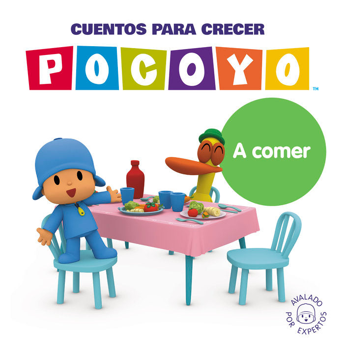 Cuentos para crecer: A comer (Pocoyó. Un cuento), de ZINKIA | portada del libro