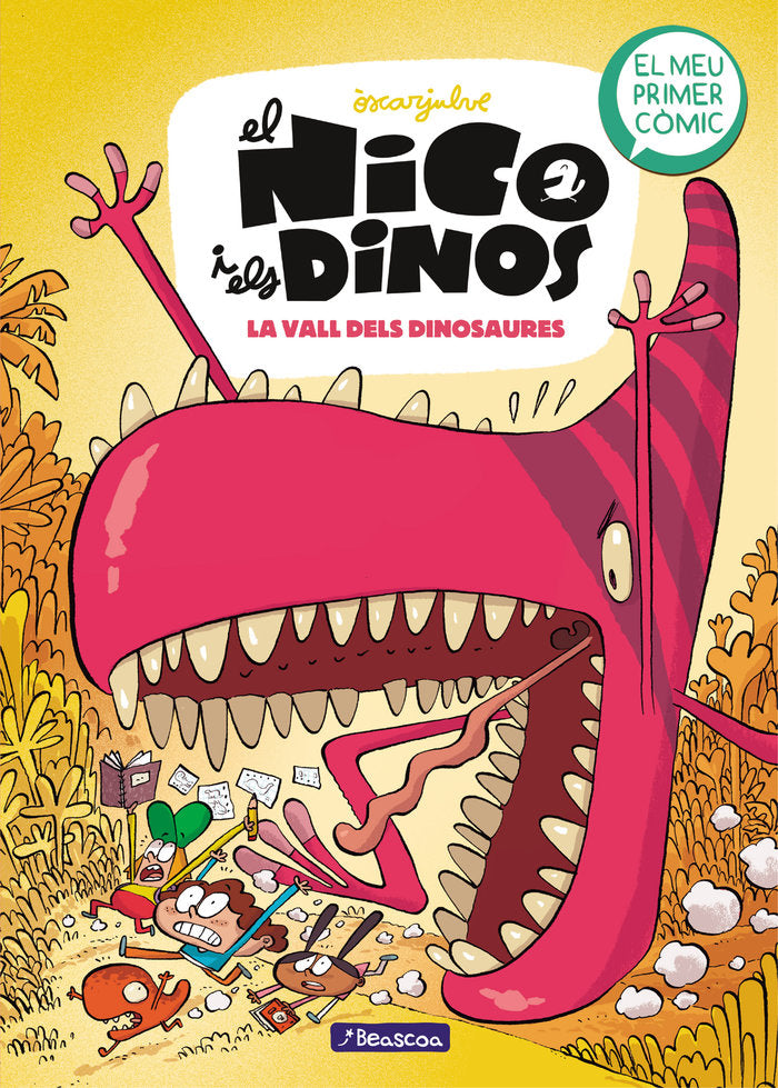 La vall dels dinosaures (El Nico i els dinos  2), de OSCAR JULVE | portada del libro