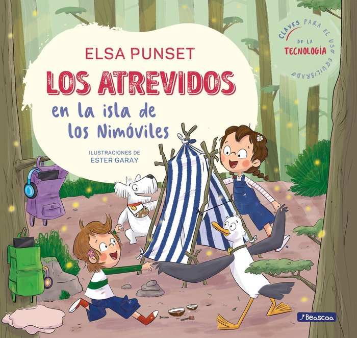 Los Atrevidos en la isla de los Nimóviles (Serie Los Atrevidos  9), de ELSA PUNSET | portada del libro