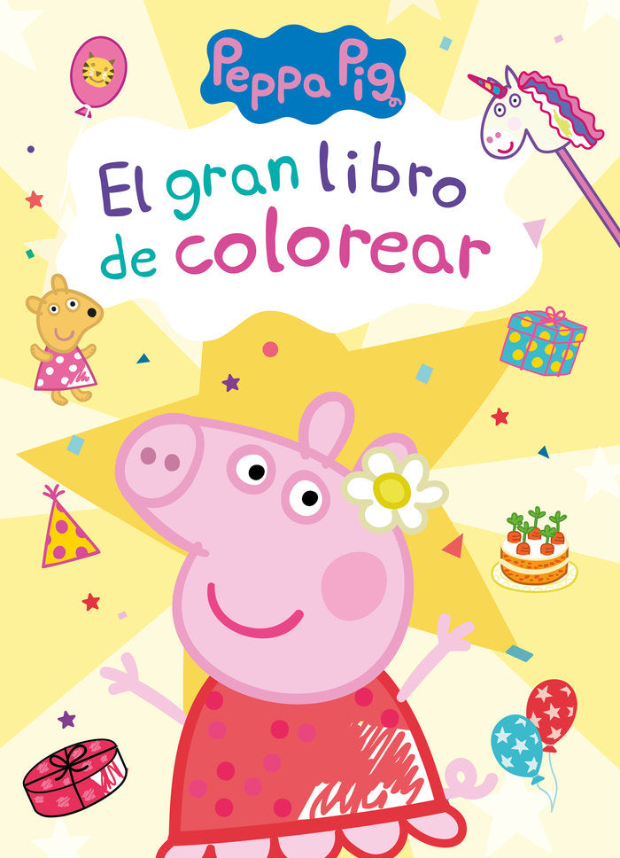 El gran libro de colorear (Peppa Pig. Cuaderno de actividades), de HASBRO | portada del libro