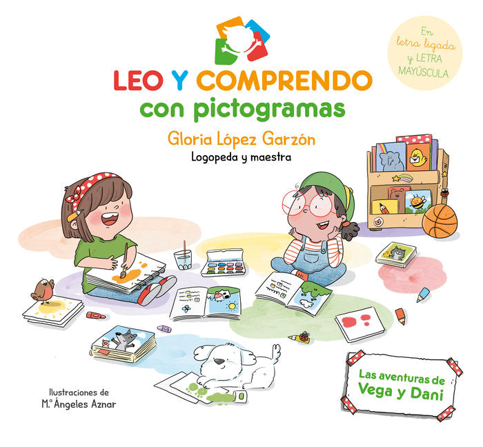 Leo y comprendo con pictogramas. Las aventuras de Vega y Dani, de LOPEZ GARZON | portada del libro