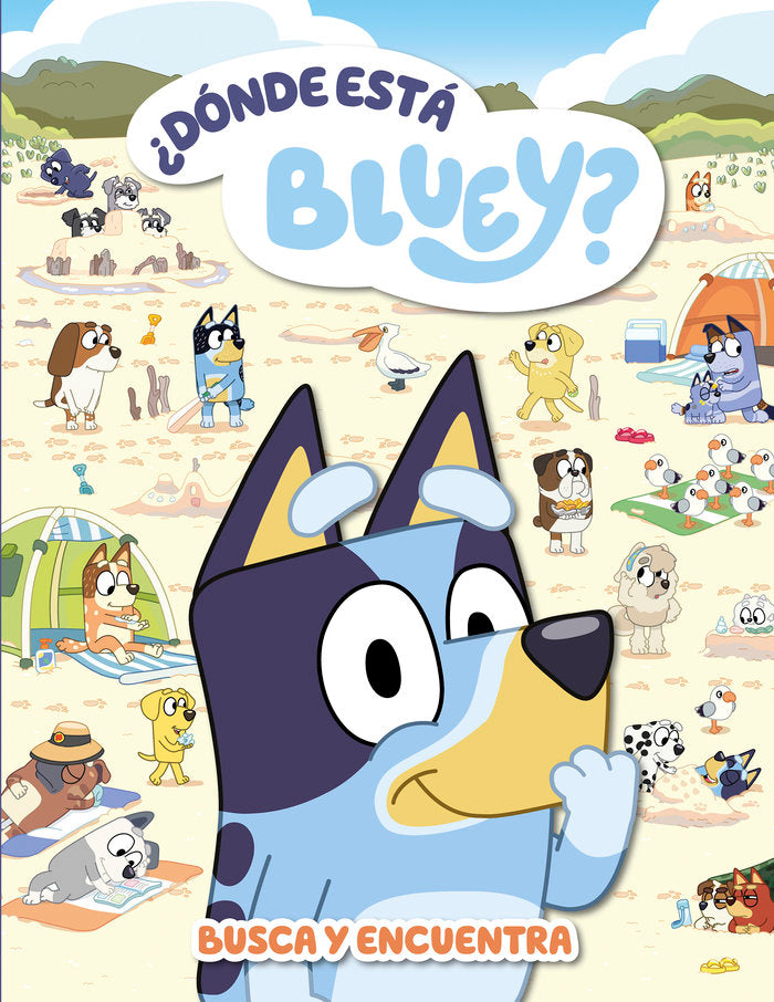 ¿Dónde está Bluey? (edición en español) (Bluey. Actividades), de BLUEY | portada del libro